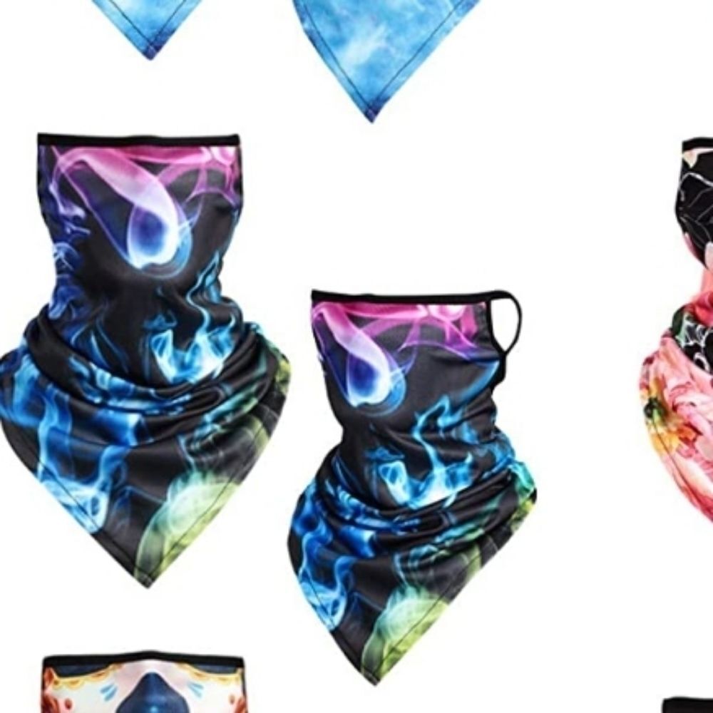 Ear loop smoke Gaiter face mask ear loop face cover